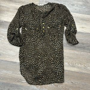 Leopard blouse